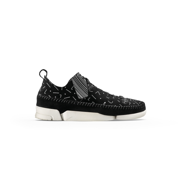 Trigenic Flex Black White Suede WOMENS